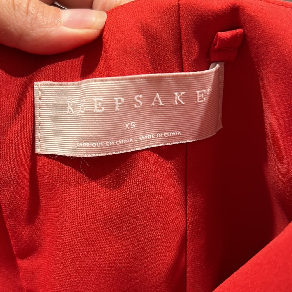 Keepsake the Label, Heart and Soul midi dress red. Extra small - Picture 9 of 10